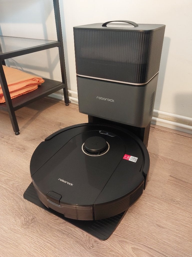 Roborock Q5 Pro+ Robotstofzuiger met automatisch leegstation, Ophalen, Overige merken, Zo goed als nieuw, Robotstofzuiger