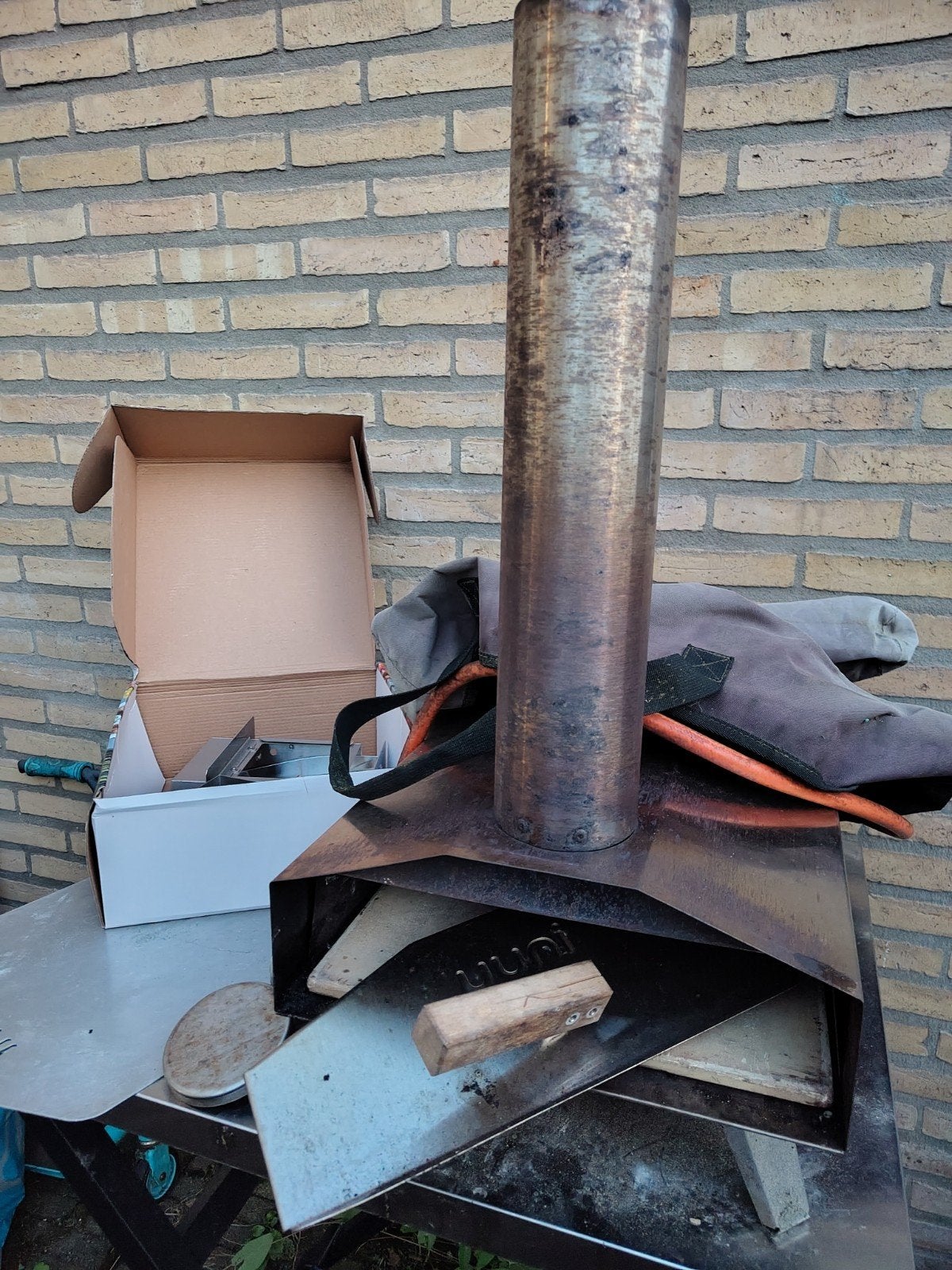 Ooni 12 pizzaoven (gas en pellets) met accessoires, Tuin en Terras, Pizzaovens, Ophalen, Gebruikt, Ooni