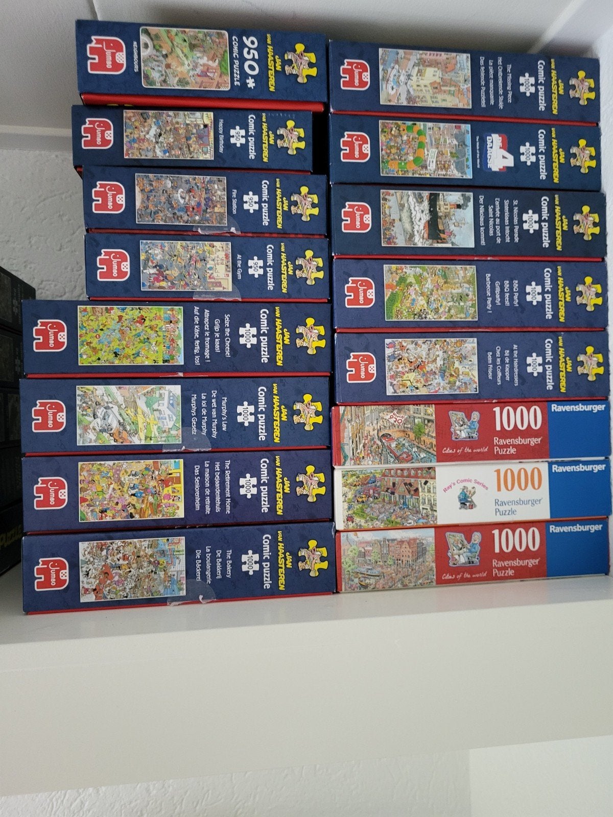 Van Haasteren puzzels, Ophalen, 500 t/m 1500 stukjes, Zo goed als nieuw