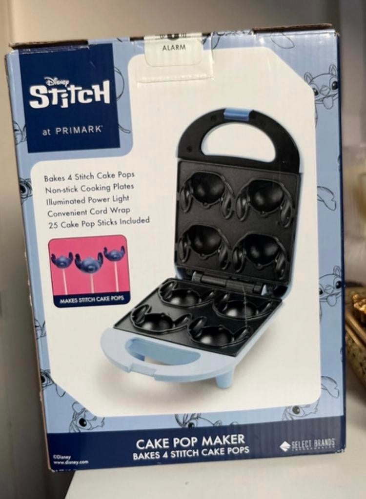 Ongeopend Disney Stitch Primark Cake Pop Maker, Ophalen of Verzenden, Nieuw
