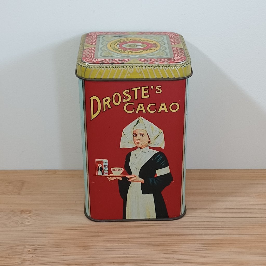 Vintage blik Droste, Verzamelen, Ophalen of Verzenden, Gebruikt, Overige, Droste