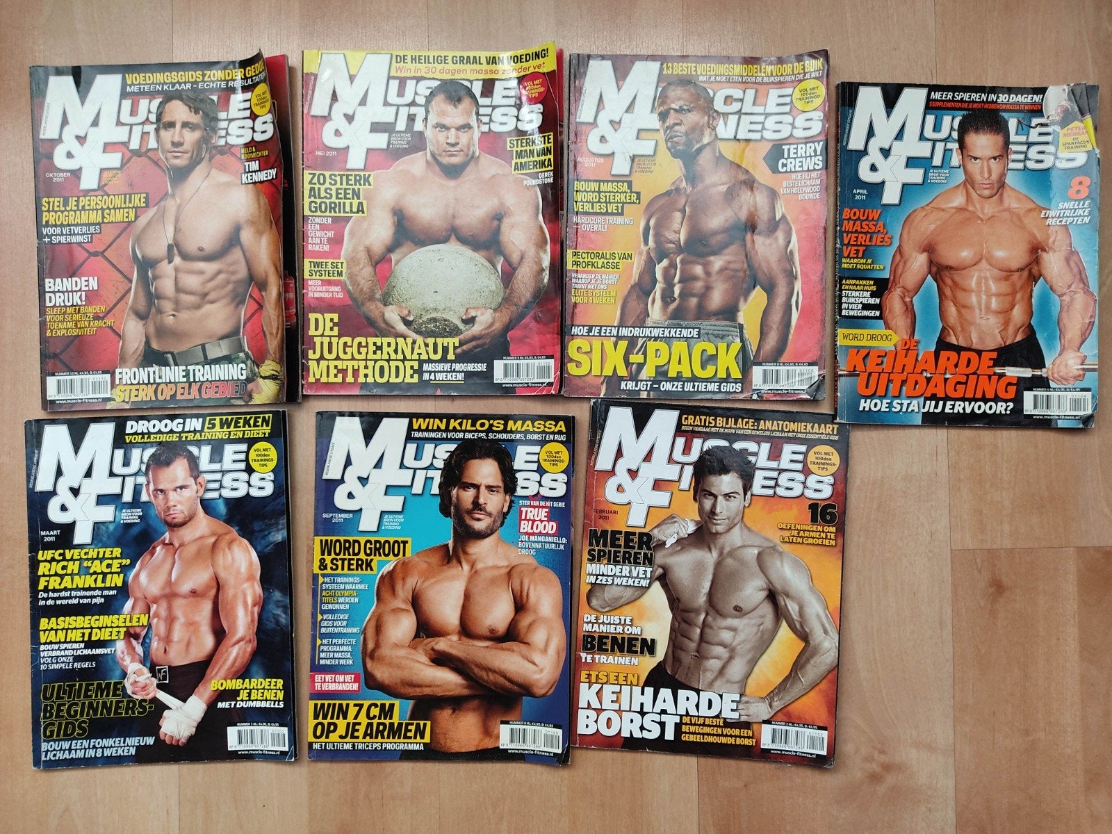 Muscle & Fitness Blaadjes (Nederlands), Ophalen of Verzenden, Gelezen
