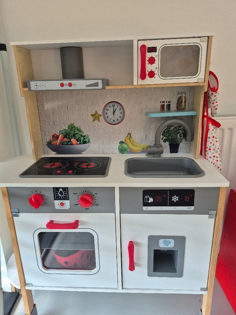 Houten keuken speelgoed, Ophalen, Zo goed als nieuw, Hout, Speelkeuken