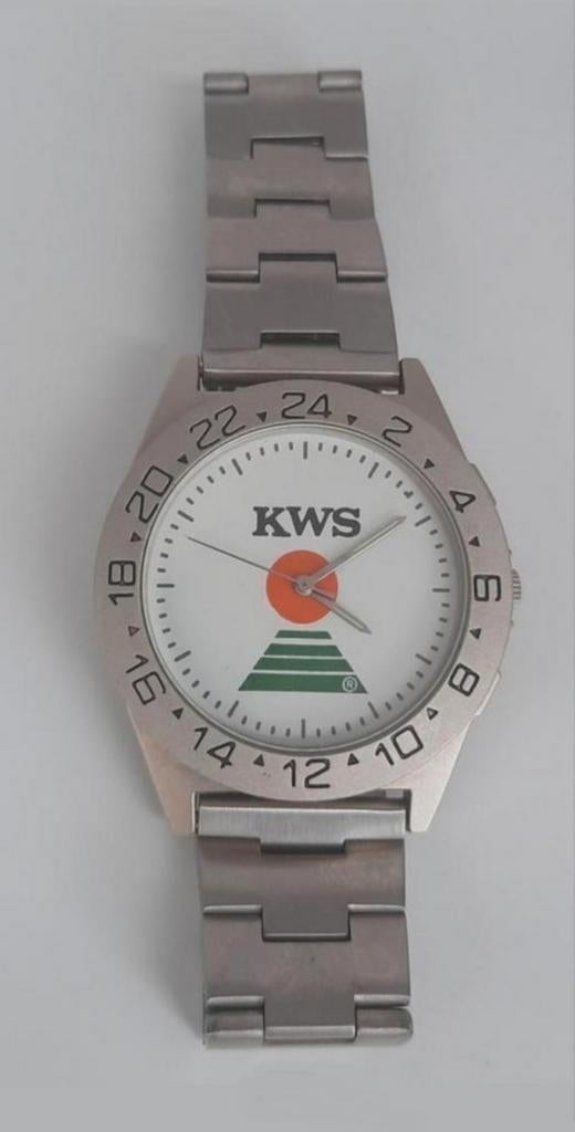 KWS Heren Horloge stainless steal, Overige merken, Staal, Staal, Polshorloge