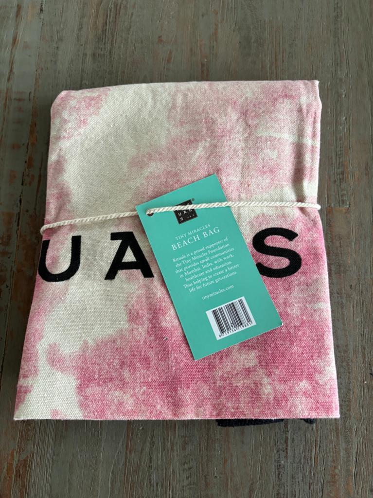 Rituals - Tiny Miracles Beach Bag - Roze/Wit- Nieuw, Ophalen of Verzenden, Nieuw, Roze, Shopper