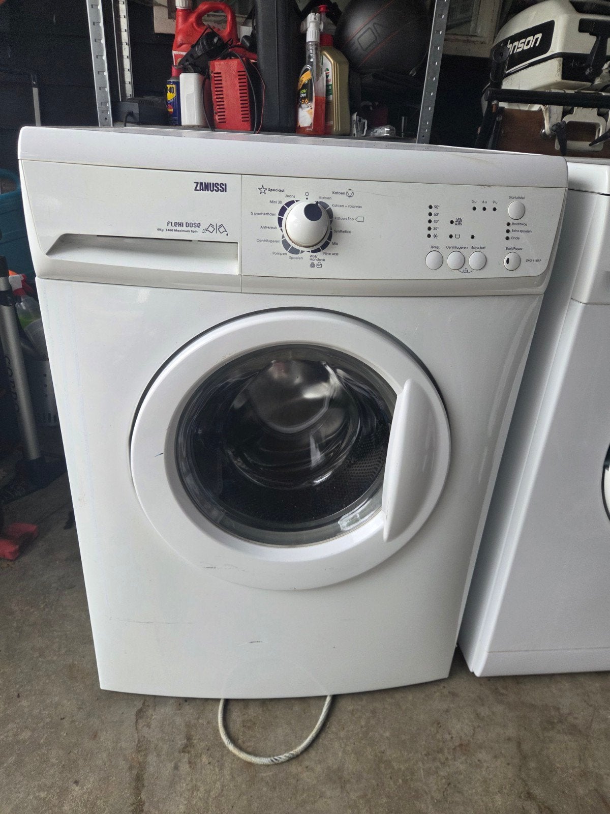 Zanussi Voorlader Wasmachine 6kg 1400 toeren, Ophalen, Gebruikt, Voorlader, 85 tot 90 cm