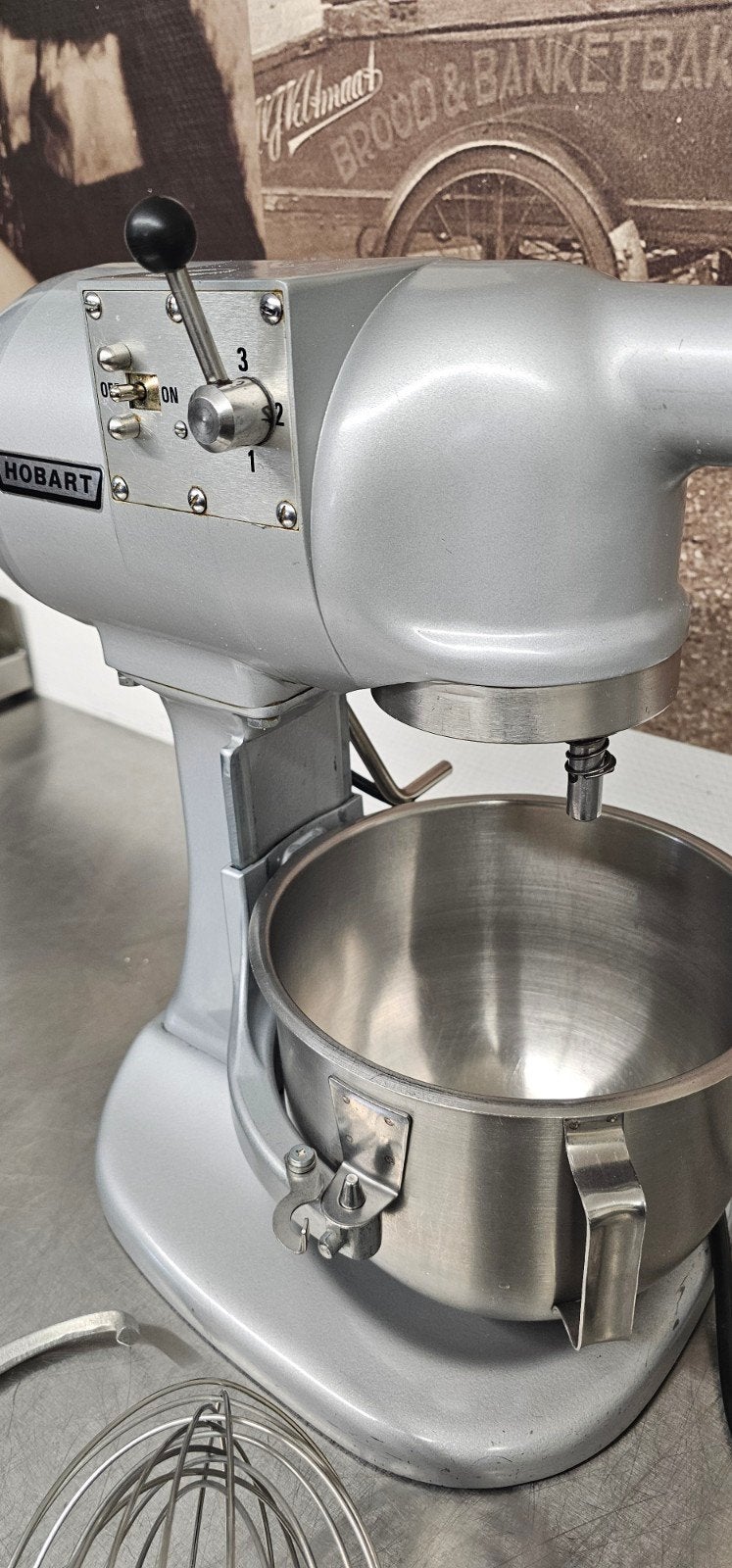 Hobart professionele keukenmixer met 3 snelheden, Ophalen, 4 liter of meer, Gebruikt, 3 snelheden of meer