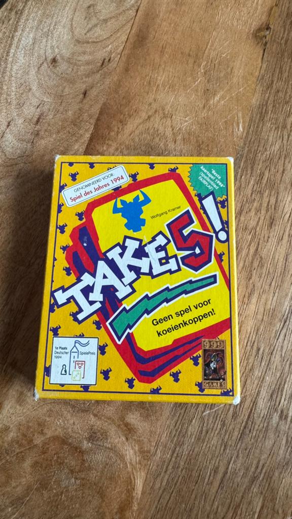 Take 5! Kaartspel - Geen spel voor koeienkoppen!, Hobby en Vrije tijd, Gezelschapsspellen | Kaartspellen, Een of twee spelers
