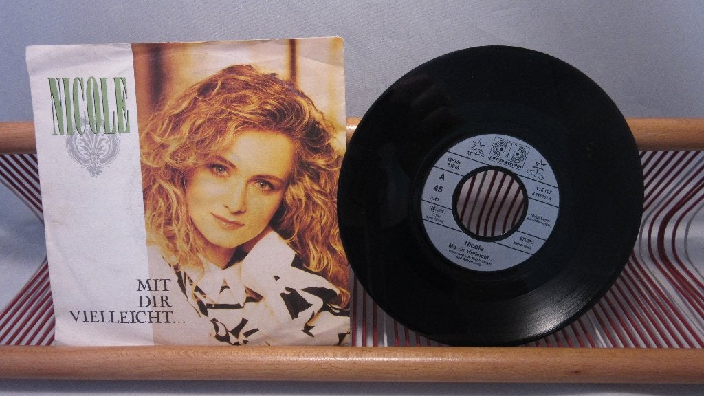 Nicole, Mit Dir Vielleicht ... (single 7"), Ophalen of Verzenden, Gebruikt, 7 inch, Pop