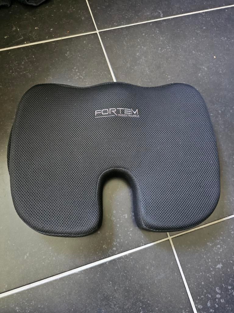 Fortem zitkussen voor bureaustoelen ergonomisch, Zwart, Ophalen of Verzenden, Zo goed als nieuw, Bureaustoel