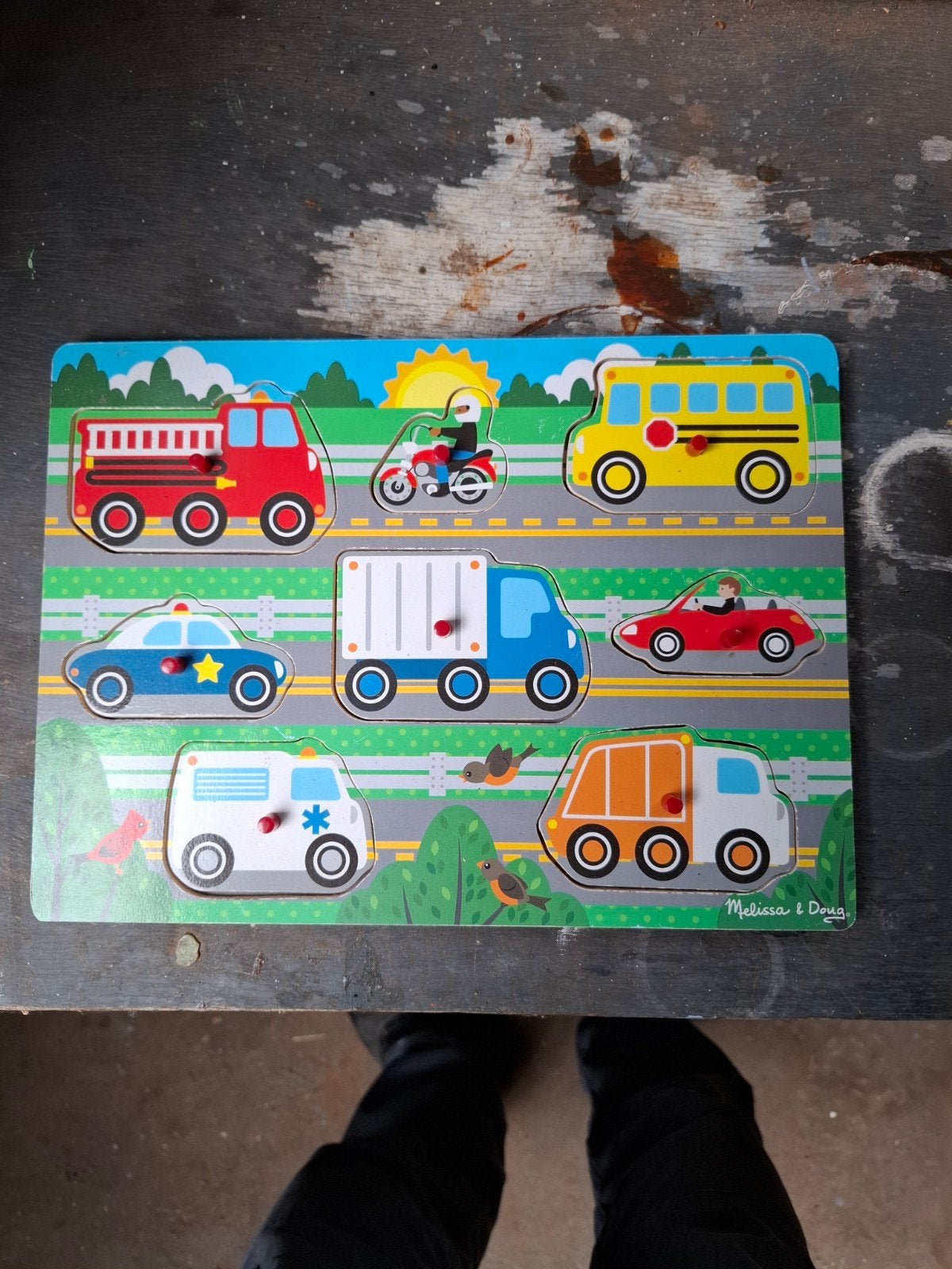 houten puzzel, Ophalen of Verzenden