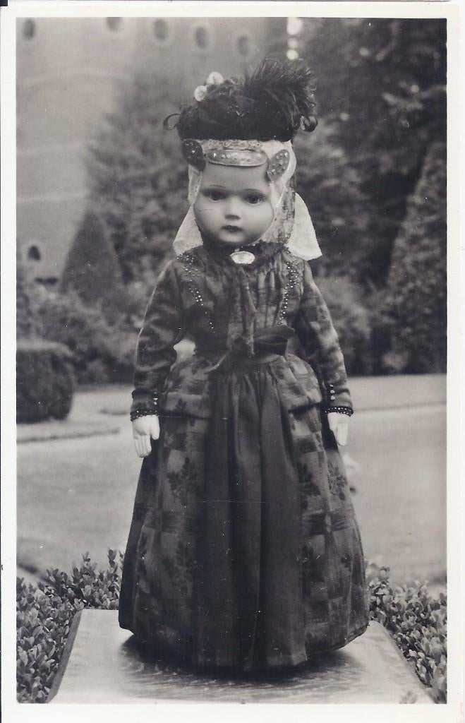 Jaantien drentse klederdracht oude ansichtkaart (a2387 ), Verzenden, 1960 tot 1980, Ongelopen, Zeeland
