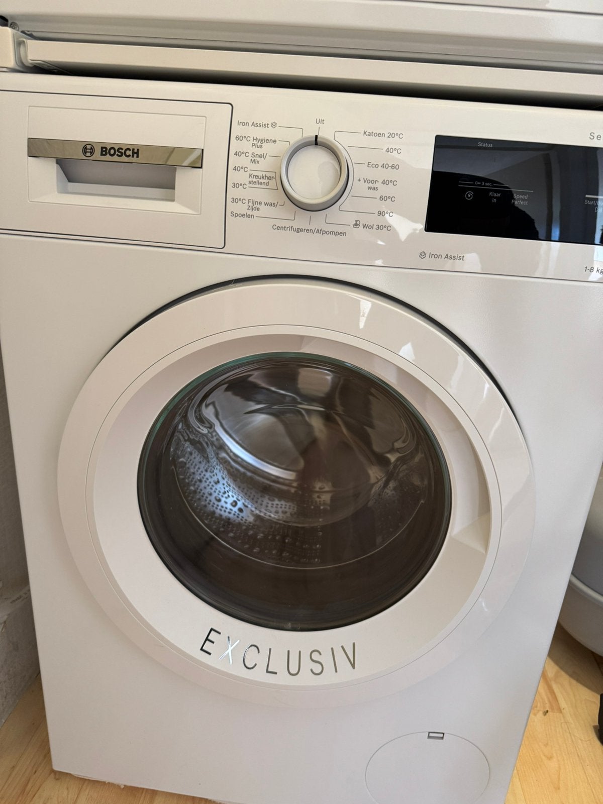 Wasmachine Bosch WLM64 WAN28097NL, Ophalen, Zo goed als nieuw, 1200 tot 1600 toeren, Minder dan 85 cm