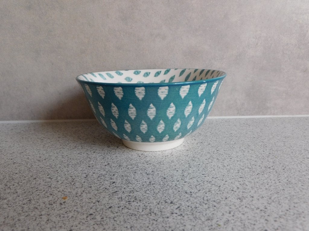 Kom 12 cm. Blaadje Groen Loft, Overige merken, Ophalen of Verzenden, Zo goed als nieuw, Kom(men)