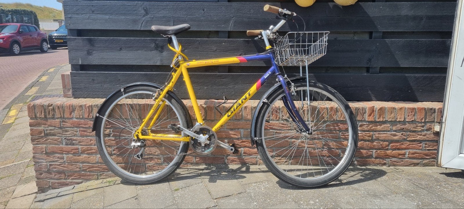 Vintage Giant MTB met mandje, Ophalen, Giant