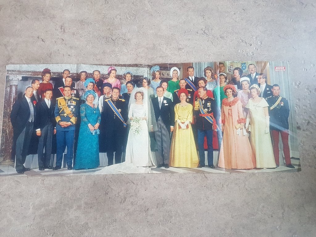 Artikel huwelijk van prinses Beatrix en Claus (1966), Ophalen of Verzenden, Gebruikt, Kaart, Foto of Prent