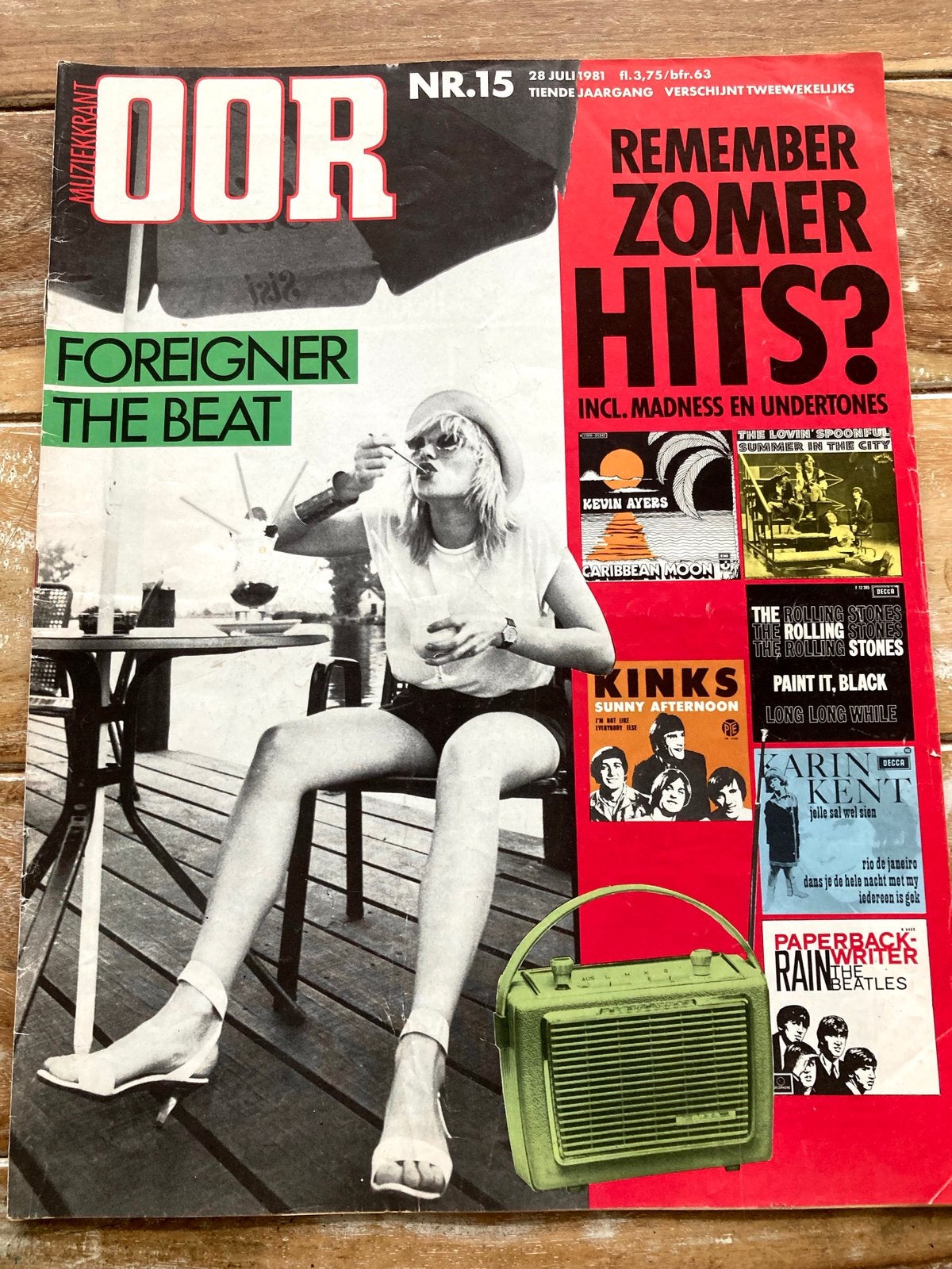 Muziekkrant OOR 1981 THE BEAT Madness UNDERTONES L-Seven, Ophalen of Verzenden, Zo goed als nieuw, Muziek, Film of Tv