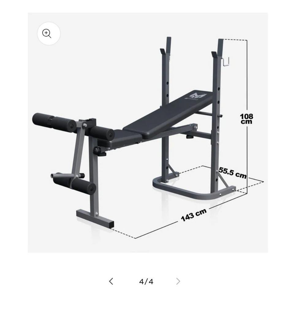 Halterbank, Sport en Fitness, Ophalen, Fitnessbank