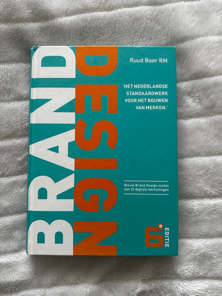 Brand Design - Ruud Boer RM - Nieuw Brand Design model, Boeken, Ophalen of Verzenden, Zo goed als nieuw, Economie en Marketing