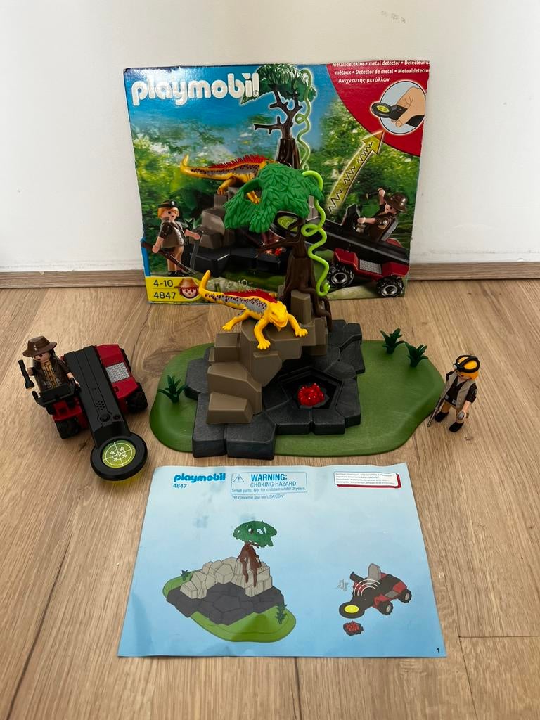 Playmobil Schattenjager met kristaldetector - 4847, Ophalen of Verzenden, Zo goed als nieuw