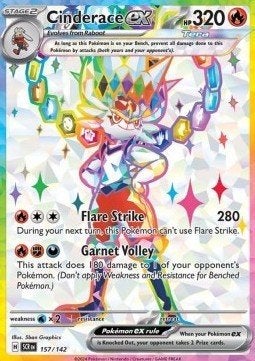 CINDERACE EX 157/142 - STELLAR CROWN, Ophalen of Verzenden, Nieuw, Losse kaart, Foil
