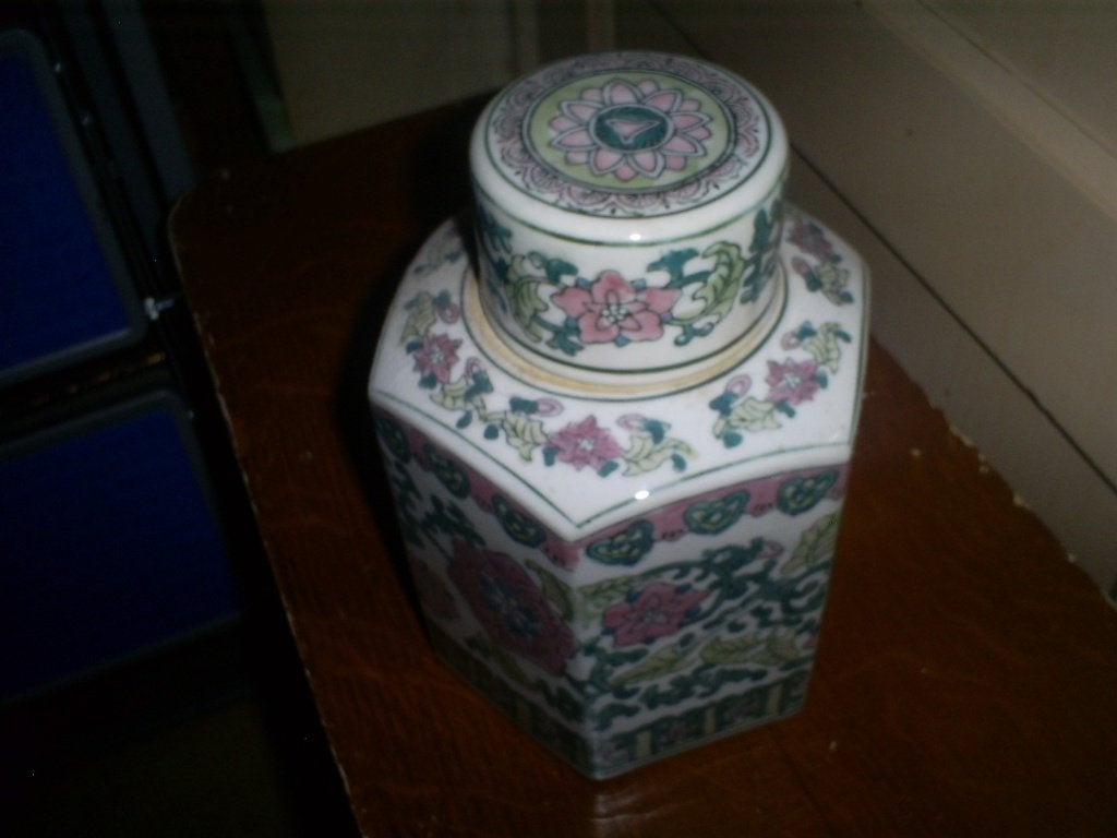 chinees vaas met deksel, Antiek en Kunst, Verzenden