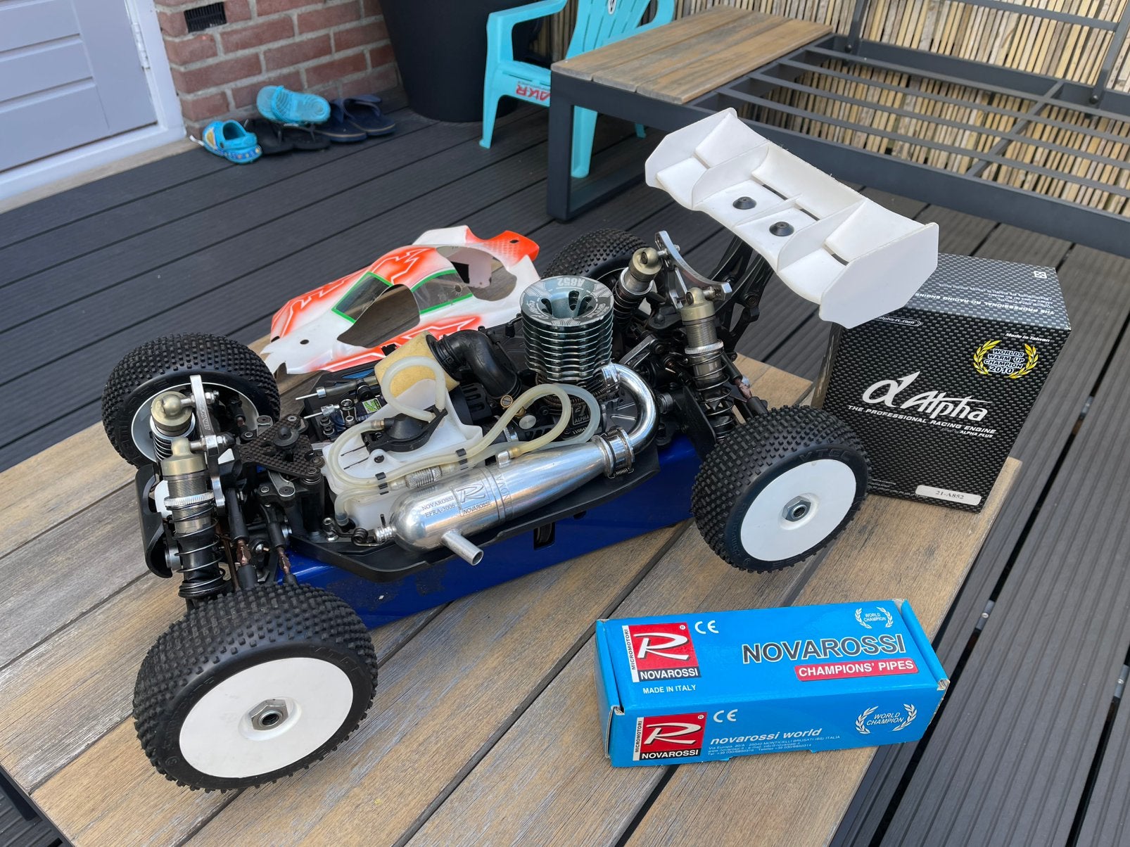 Serpent Cobra 811 B Competitie Buggy Alpha A852 Novarossi, Hobby en Vrije tijd, Auto offroad, Ophalen of Verzenden, Zo goed als nieuw