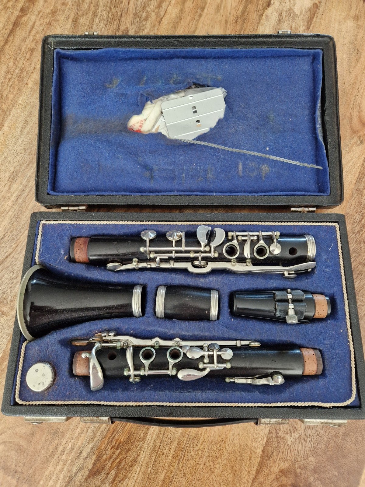 Klarinet - Ruim 20 jaar niet op gespeeld, Muziek en Instrumenten, Blaasinstrumenten | Klarinetten, Ophalen, Gebruikt, Overige typen