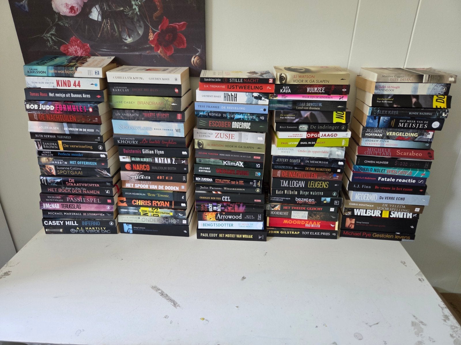 OPRUIMING !! Thrillers € 0.50 per boek, Boeken, Ophalen of Verzenden, Zo goed als nieuw