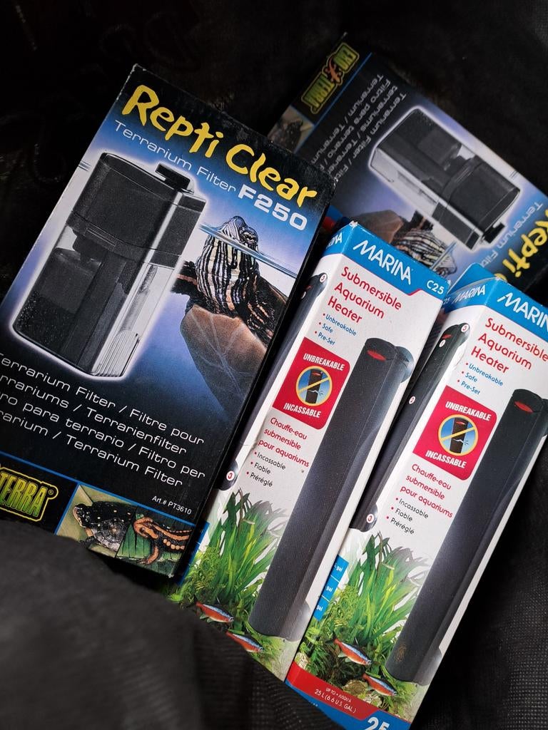 Filter en heater, Ophalen, Nieuw, Leeg aquarium