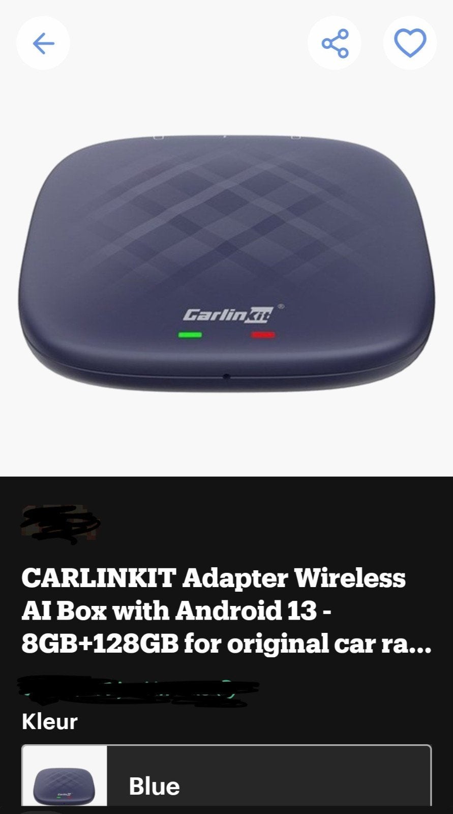 Garlinkit AI Box Android 13 - 8GB RAM 128GB ROM, Ophalen of Verzenden, Zo goed als nieuw