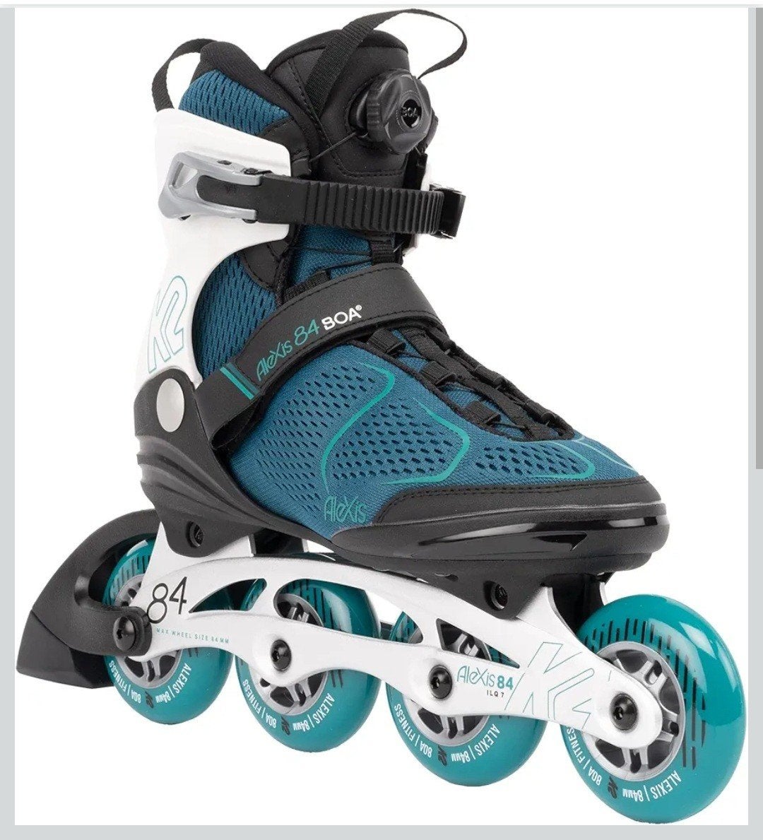 K2 Alexis 84 Boa Skates Dames incl. K2 bescherming, K2, Ophalen of Verzenden, Zo goed als nieuw, Inline skates 4 wielen