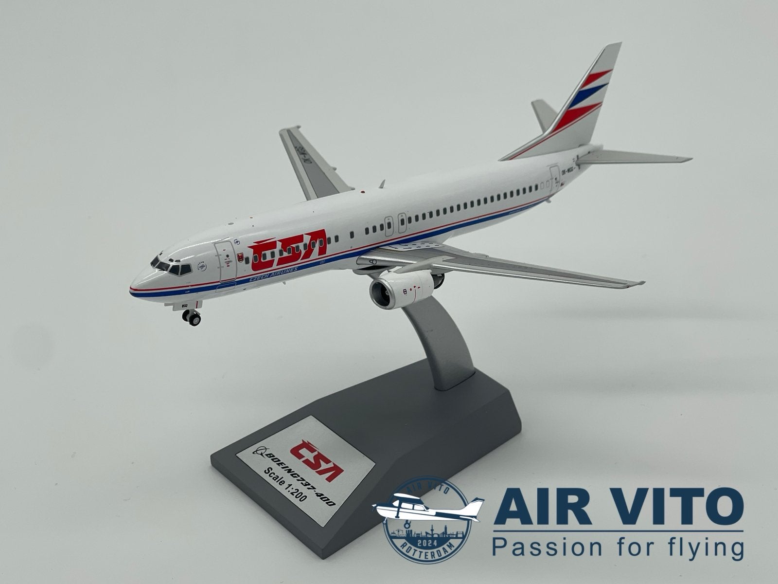 Boeing 737-4Y0 CSA Czech Airlines OK-WGG Inflight 200, Verzamelen, 2992jb, Schaalmodel, Nieuw, Ophalen of Verzenden