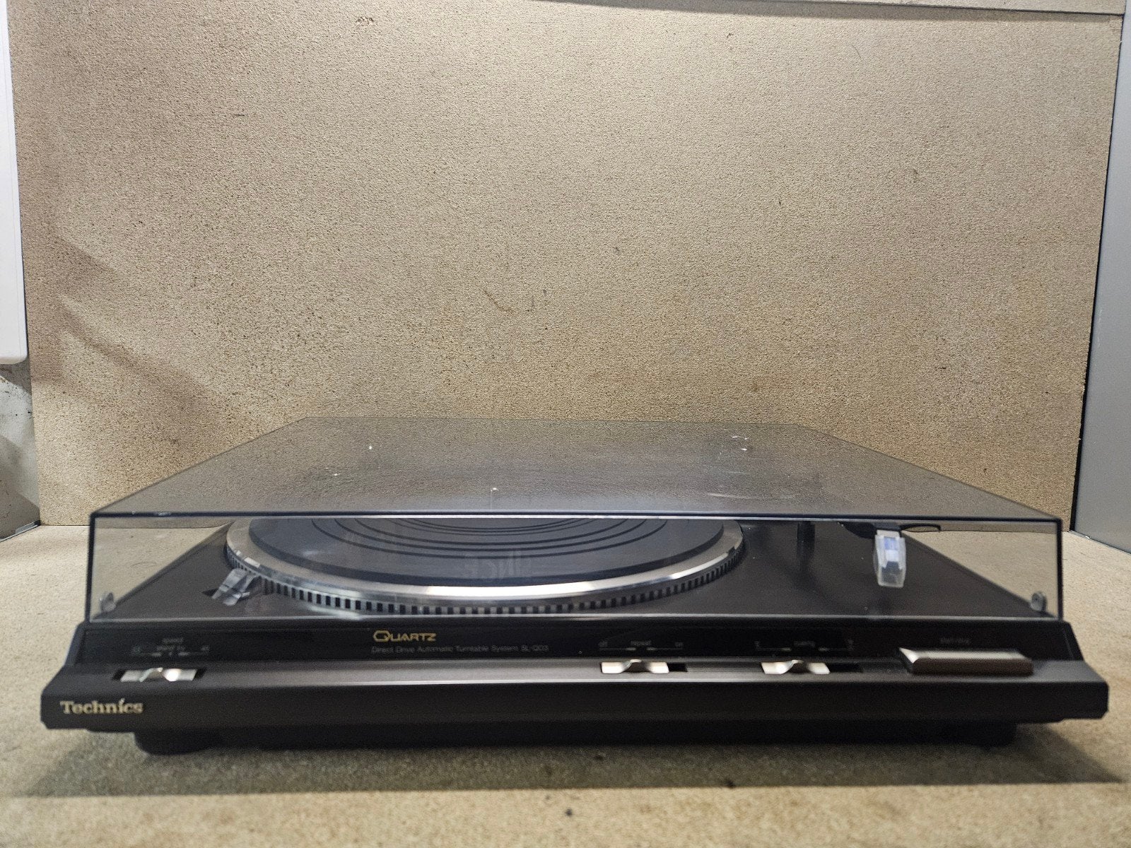 Technics SL-QD3 Quartz gestuurde Direct Drive gereviseerd, Ophalen, Zo goed als nieuw, Platenspeler, Technics