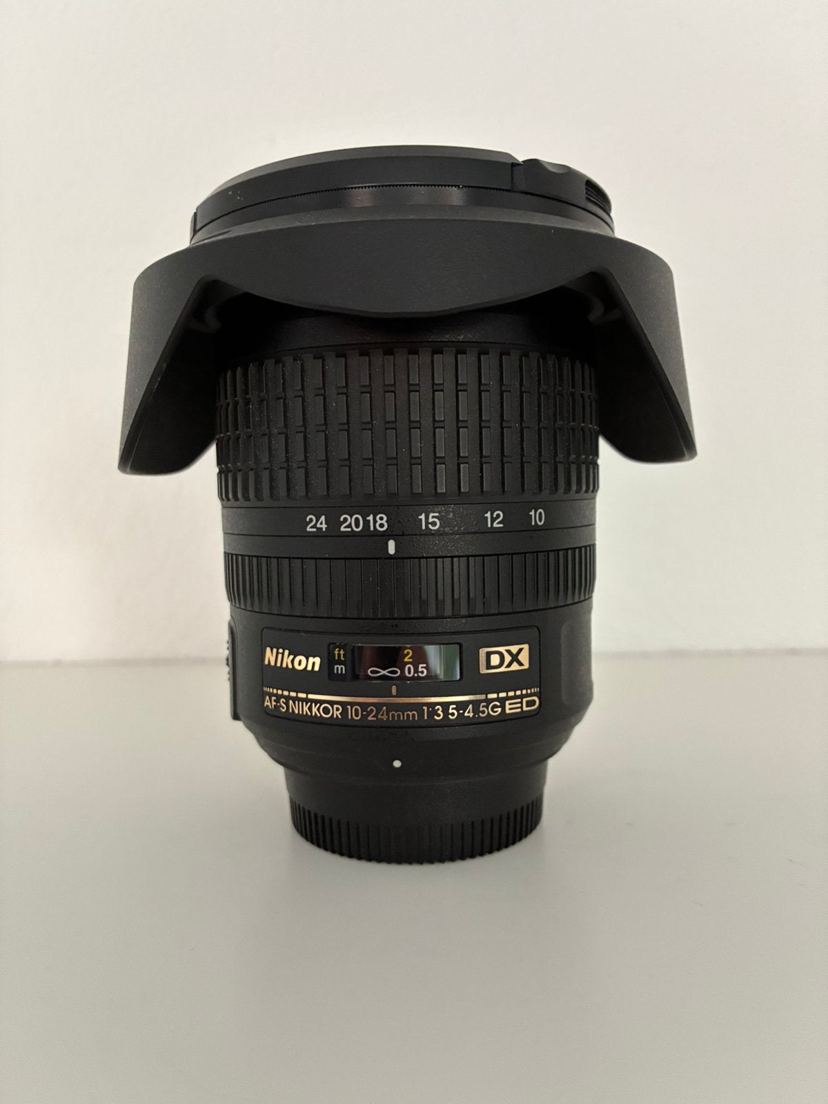 Nikon AF-S DX 10-24mm f/3.5-4.5G ED, Audio, Tv en Foto, Fotografie | Lenzen en Objectieven, Handmatige focus, Nikon, Zo goed als nieuw