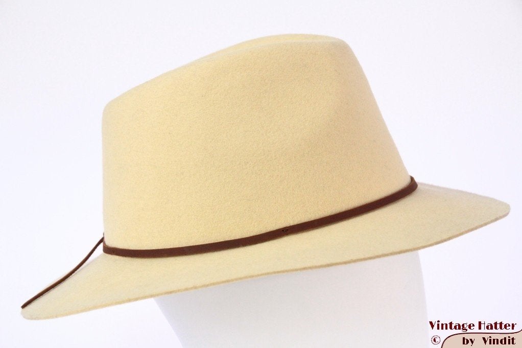 Gleufhoed Brixton Wesley gebroken wit 58,5 Nieuw Sample, Kleding | Dames, Hoed, Nieuw, Ophalen of Verzenden, Brixton Wesley