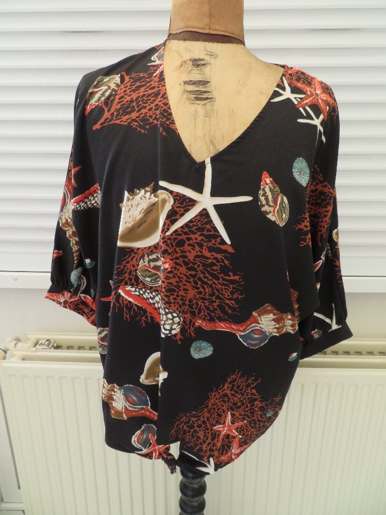 Dames blouse  nieuw Norah maat 40 zwart., Maat 38/40 (M), Zwart, Nieuw, Ophalen of Verzenden