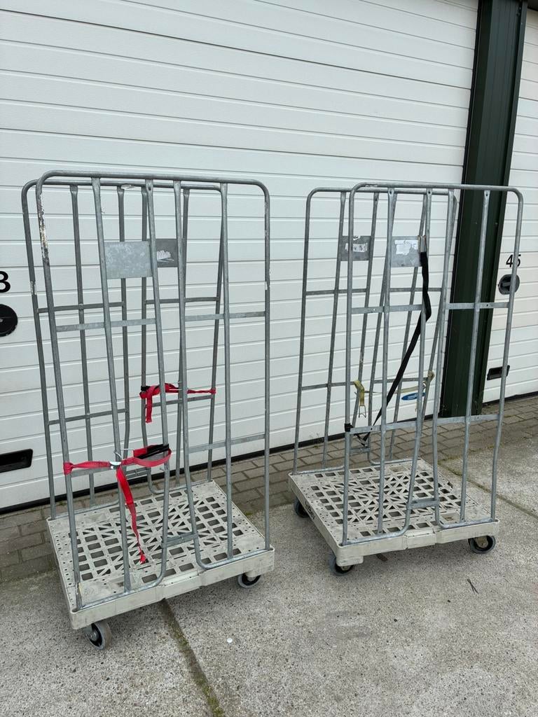Rolcontainer, 100 liter of meer, Ophalen, Gebruikt, Transportkar