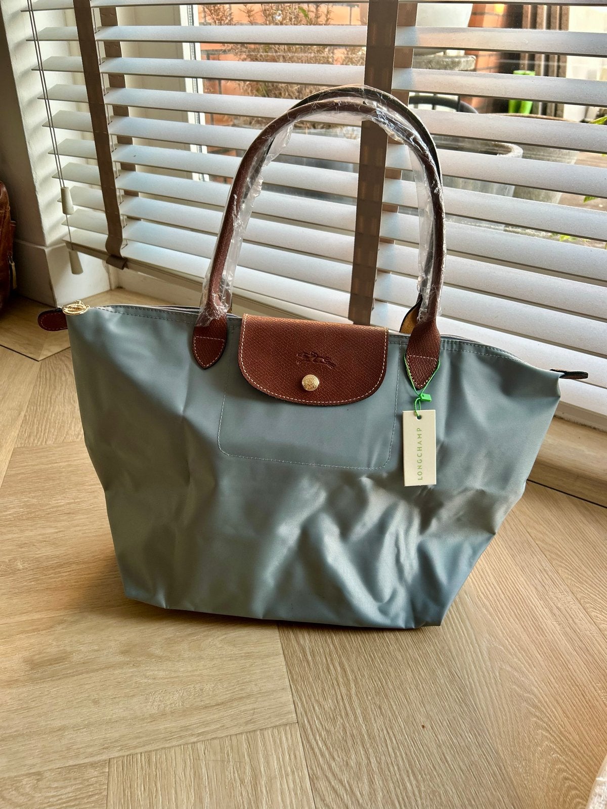 Longchamp Le Pliage Original Handtas Maat L - Nieuw, Ophalen of Verzenden, Nieuw, Blauw, Handtas