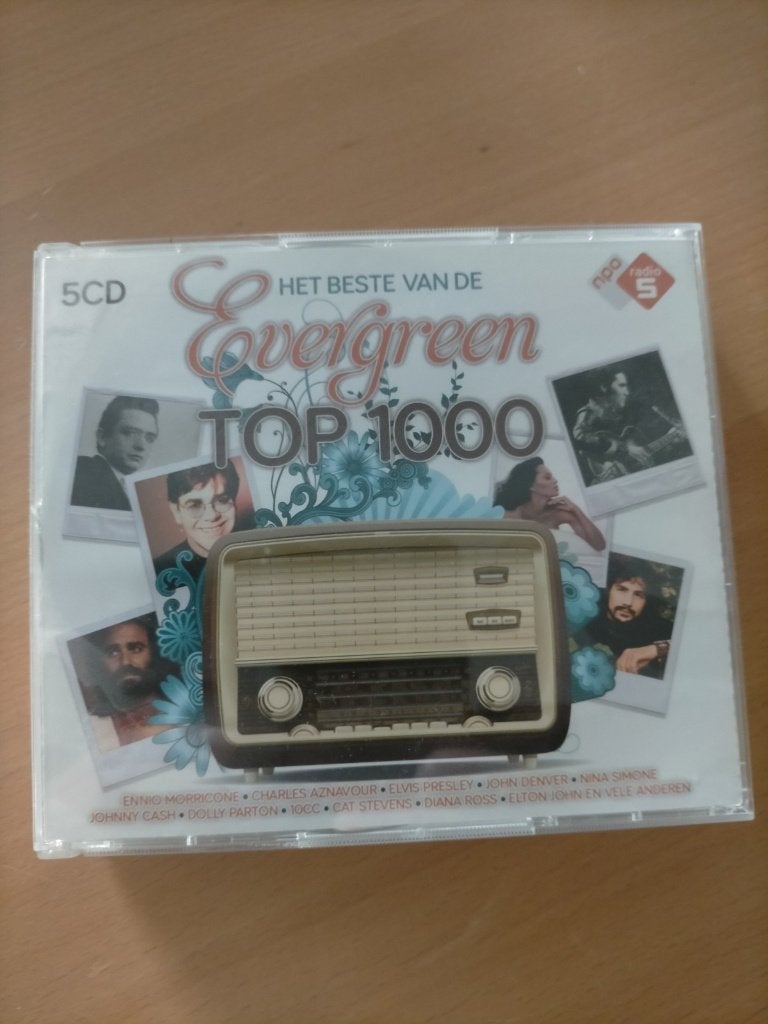 Het beste uit de Evergreen top1000 5x Cd, Ophalen of Verzenden, Gebruikt, Pop