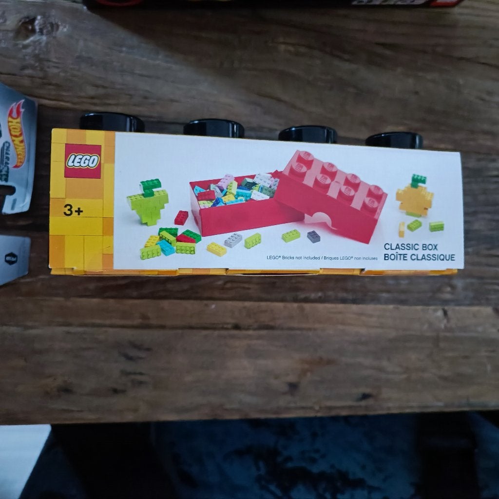 lego classic box zwart opbergbox kleiner zie maat, Ophalen of Verzenden, Nieuw