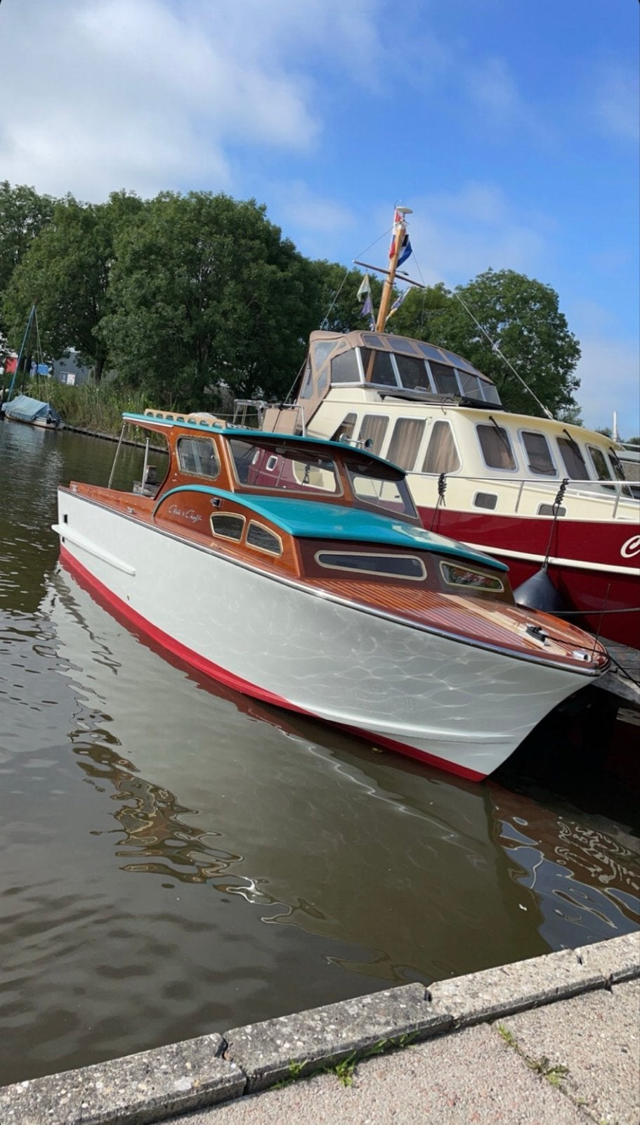 Chris Craft 1953 Volledig Gerestaureerd Nieuwe techniek, Ophalen, Overige merken, Binnenboordmotor, Diesel