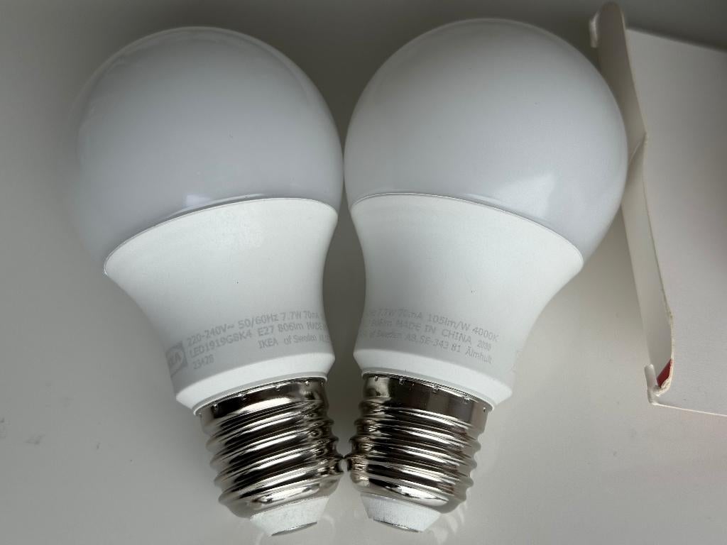 Ikea led e27 7 lampen, Huis en Inrichting, Lampen | Losse lampen, Ophalen, Led-lamp, Minder dan 30 watt, E27 (groot)