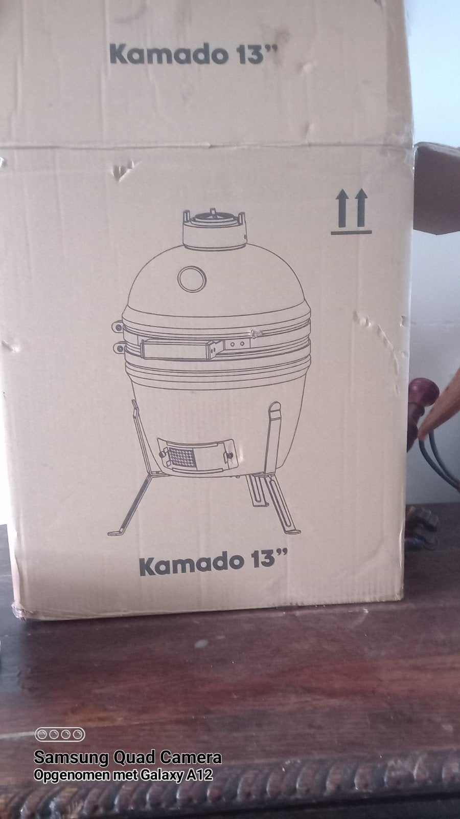 Nieuwe Kamado 13" BBQ - Compacte Keramische Grill, Ophalen of Verzenden, Nieuw, Kamado