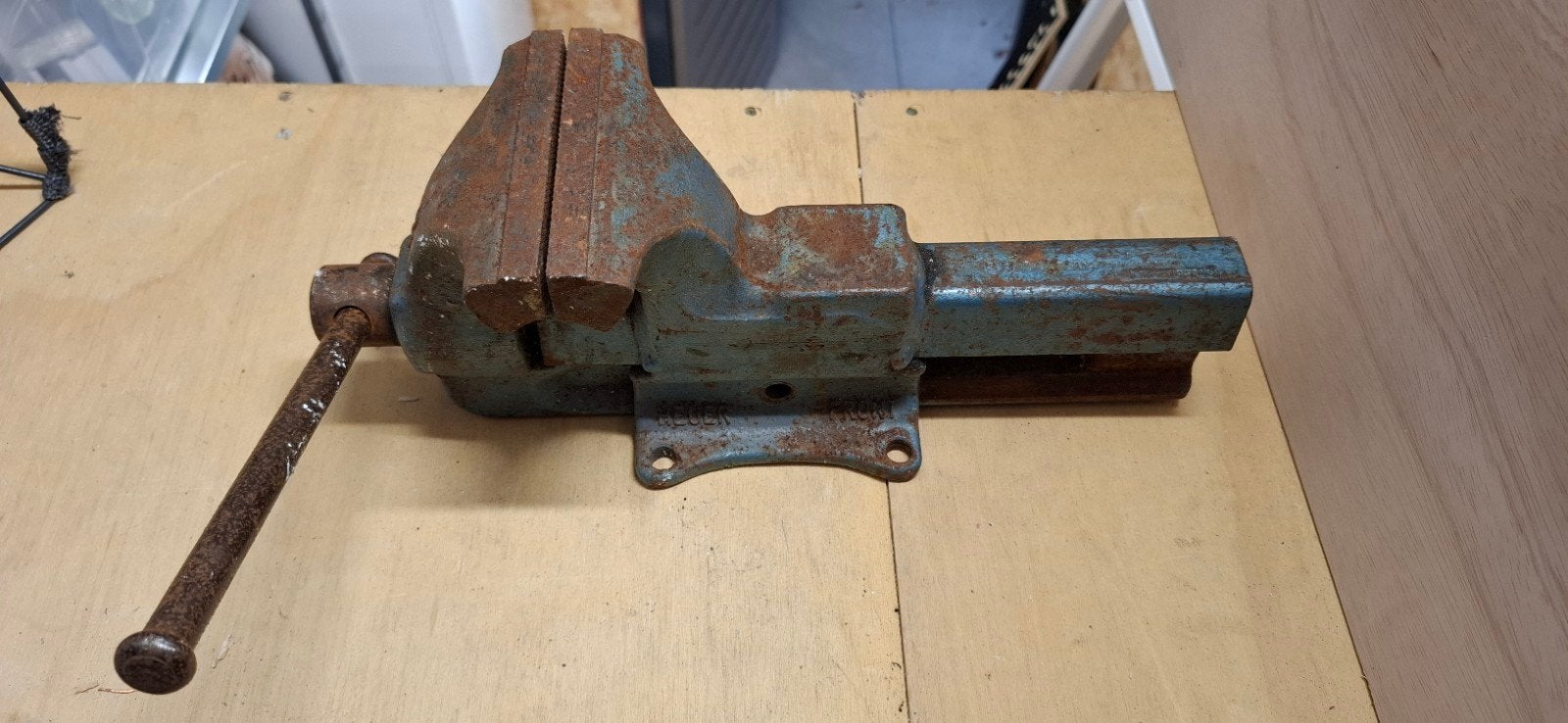 Heuer front bankschroef, Ophalen, Gebruikt, Minder dan 70 cm, Bankschroef