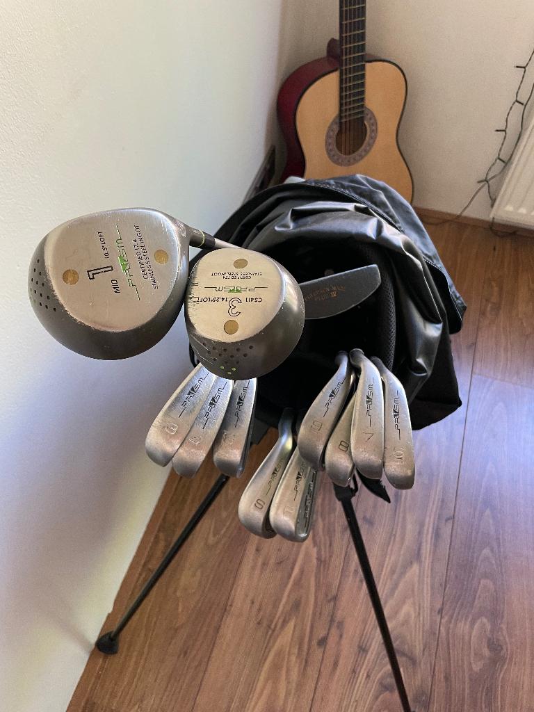 Golf Clubs + Inesis Bag, Sport en Fitness, Golf, Ophalen of Verzenden, Gebruikt, Club