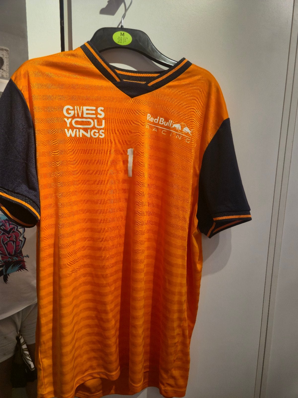 Max Verstappen Red Bull Racing Shirt Maat L, Maat 52/54 (L), Oranje, Ophalen of Verzenden, Zo goed als nieuw