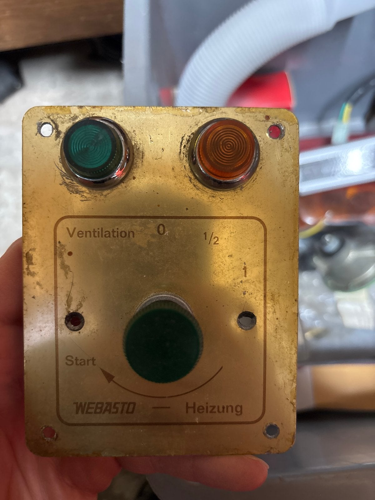 Webasto Verwarming Bedieningspaneel - Vintage, Auto-onderdelen, Ophalen of Verzenden, Gebruikt, Overige automerken