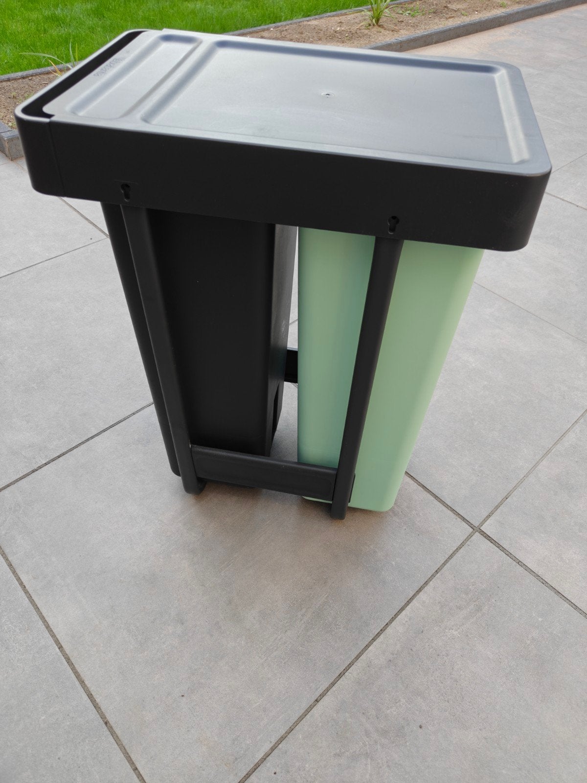 Brabantia Touch Bin 2x30L uitschuifbare prullenbak, Huis en Inrichting, 40 liter of meer, Ophalen, Gebruikt, Kunststof