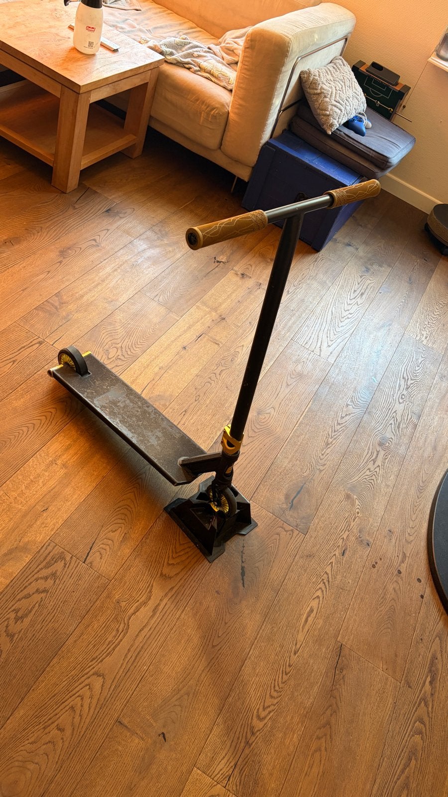Stoy Blitz Stuntstep met gouden accenten, Fietsen en Brommers, Ophalen, Gebruikt, Gewone step